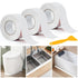 DREETINO Bath Sealant Strip,3PCS x 11FT Self Adhesive Caulk Strip Sealant Tape for Kitchen, Bathroom, Toilet, Wall Corner with Sealing Tool...