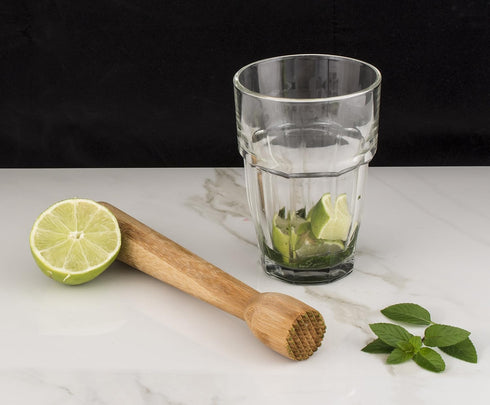 HIC Kitchen Bar Muddler, Natural Bamboo...