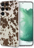 Cow Print Samsung Galaxy S22 Ultra Case, Western Cowhide Print iPhone Case for Men Women Cowgirl Cowboy Gifts Cool Moo Farm Animal Country Retro C...