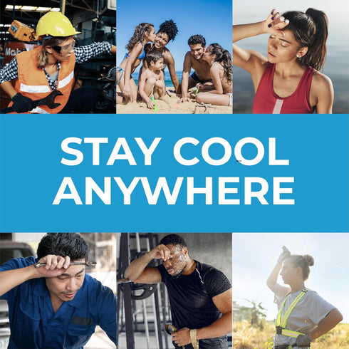 Cooling Towel – Be Cool in Style - Heat Relief, Soft, Lightweight, Sun Protection, Easy Clean - Perfect for Biking, Hiking, Running, Yoga, Golf, G...