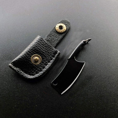 Mini Chef Pocket Knife, Tiny Thumb Multitool Knife (Black)...