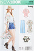 NEW LOOK 6378 Misses' Easy Kimonos with Length Variations Sewing Kit, Size A (XS-S-M-L-XL)...