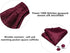 Barry.Wang Ascot Ties Cravat Tie Men Paisley Plaid Scarf Self Tie Pocket Square Cufflinks Set Wedding Party...