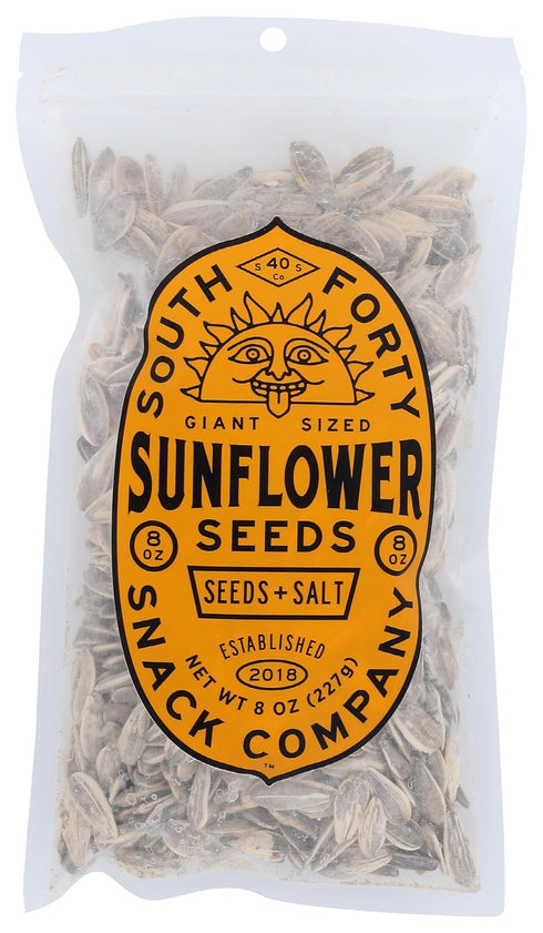 SOUTH 40 SNACKS Giant Sunflower Seeds with Salt, 8 OZ...