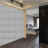 D7025-3 Peel and Stick Wallpaper Black and White 17.7in x 118in Self Adhesive Removable Wallpaper Textured Cover Bathroom Bedroom Kitchen Countert...