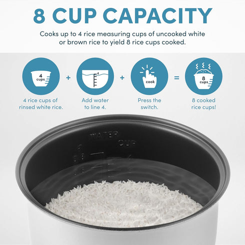 Aroma ARC-914SB 8-Cup (Cooked) Rice Cooker...