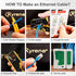 50PCS RJ45 Connectors, Ethernet Cat6 Connector, RJ45 Pass Through Connector, Cat 6 Pass Through RJ45 Connectors for Solid or Stranded UTP Ethernet...