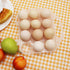 YOHA Clear Egg Storage Box Delicate 12 Girds Egg Dispenser Holder Case Refrigerator Crisper Camping Picnic Travel Portable Egg Carriage,Clear-12...