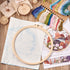Mountains and Sea 2 Sets Embroidery Starter Kit with Patterns and Instructions for Beginners Adults Counted Stamped Cross Stitch Needlepoint Kit w...