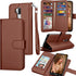 Tekcoo Wallet Case for LG G7 / LG G7 ThinQ, PU Leather Luxury ID Cash Credit Card Slots Holder Purse Carrying Folio Flip Cover [Detachable Magneti...