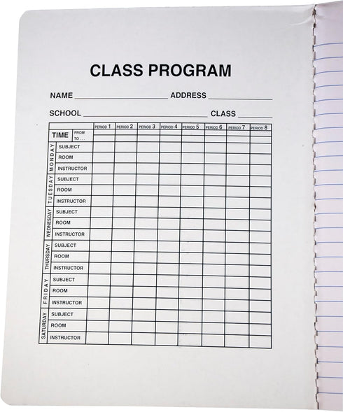 School Smart Hard Cover Ruled Composition Book, 150 Sheets, 9-3/4 x 7-1/2 Inches - 086769...