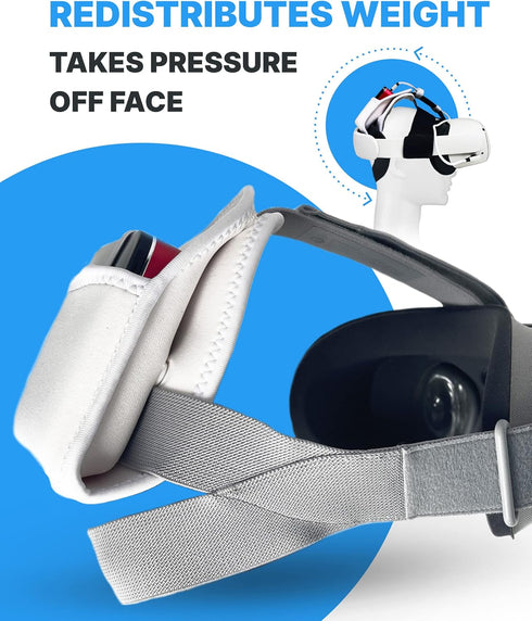 Skywin Battery Pouch for Power Bank | Powerbank/Battery Fixing Bracket | Battery Holder Strap | Battery Carrying Case | Compatible with Meta/Oculu...