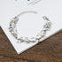 2Pcs Set Y2K Star Pearl Beaded Chain Adjustable Aesthetic Bracelet Bracelet Chain Grunge Gift for Women Jewelry Gifts Punk Gothic Link Dainty Brac...