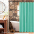 Biscaynebay Quality Fabric Shower Curtain Liners 72 Inch by 72 Inch, Teal Water Resistant Bathroom Curtains Rust Resistant Grommets & Weighted Bot...