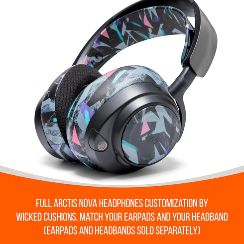 WC Side Speaker Plates for Arctis Nova Headsets Made by Wicked Cushions | Fits Arctis Nova Pro Wireless, Pro Wired, Nova 7, 7X, 7P | Designs Perfe...
