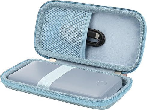 khanka Hard Travel Case Replacement for Anker 325/535 Power Bank PowerCore 20K Portable Charger 20000mAh, Case Only (Blue)...