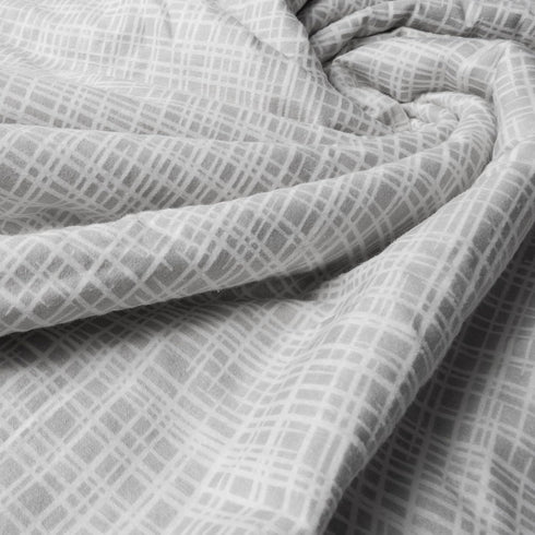 Trend Lab Woodland Wonder 4 Pack Flannel Blankets - Bear Crossings - Blue, Brown, Gray, White; Buffalo Check - White, Gray; Woodland Gnomes - Whit...