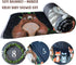 Woodland Baby Monthly Milestone Fleece Blanket, Black, 50x40, Includes Marker...