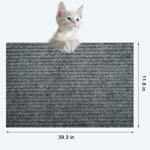 Cat Wall Scratcher Couch Cat Scratch Protector Mat Cat Scratch Furniture Protector 11.8 X 39.3 inch Wall Scratchers for Indoor Cats Self-Adhesive ...