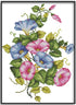 Rosyfoxes Cross Stitch Kits Stamped Full Range of Embroidery Starter Kits for Beginners DIY 11CT 3 Strands - Morning Glory (Printed) 35×44cm...