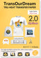 TransOurDream Upgraded Iron on Heat Transfer Paper for T Shirts (8.5x11'', 15 Sheets) Iron-on Transfers Paper for Light Fabric Printable Heat Tran...