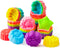 R HORSE 42 Pack Silicone Molds Cupcake Multi Flower-Shaped Baking Cups Multi Color Cupcake Liners Nonstick Muffin Baking Mould Reusable Muffin Cup...
