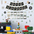 48 Pcs Classroom Happy Birthday Bulletin Board Sets Decorations, Eucalyptus Greenery Plant Birthday Classroom Decor, Nature Birthday Chart Poster ...