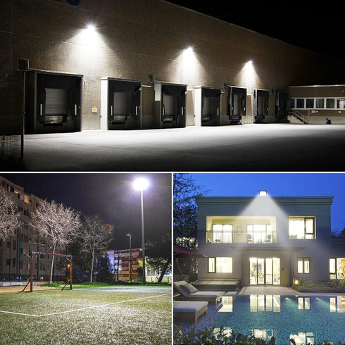 RIGIDON 30W LED Flood Light Outdoor 3000LM Super Bright Outdoor Lights 6000K Daylight White IP66 Waterproof Security Lights for Garden, Garage, Ya...