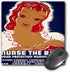 3dRose LLC 8 x 8 x 0.25 Inches Mouse Pad, Nurse The Baby Your Protection Against Trouble Woman with Infant (mp_171302_1)...