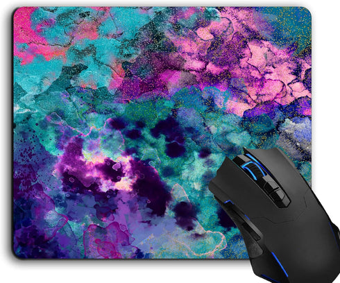 Mouse Pad,Inky Watercolor Painting Computer Mouse Pads Desk Accessories Non-Slip Rubber Base,Mousepad for Laptop Mouse...