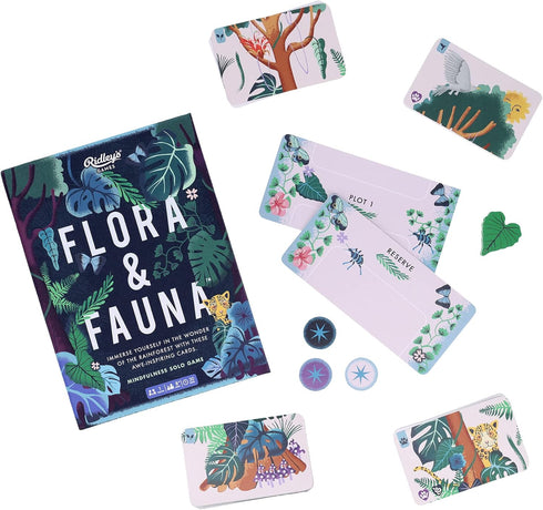 Ridley's Games Flora & Fauna: Mindfulness Solo Game - An immersive environmental challenge set in the Amazon rainforest...