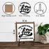 Home Decor Wood Sign, This House Runs On Love Laughter Wood Sign, 5x5IN Wooden Sign Comes With Iron Stand, Perfect For Home Kitchen Tabletop Desk ...