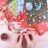 FEPITO 60 Sheets Christmas Pattern Paper Set, 14 x 21cm Decorative Paper for Card Making Scrapbook decoration, 10 Designs...