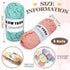 5 Rolls Glow in The Dark Yarn Luminous Crochet Yarn for Crocheting DIY Knitting Glow Fingering Weight Yarn for Arts Crafts Sewing Thread Party Sup...
