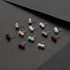 Charisma 6mm Composite Pearl Earrings Round Ball Pearls Stud Earrings Hypoallergenic 12 Pairs Mixed Color Imitation Pearl Earrings Set for Women...