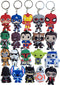 20PCS funny cartoon keychains?tags Goodie Bag Stuffer Christmas gifts and holiday charms...