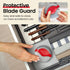 Kitchy Pizza Cutter Wheel with Protective Blade Cover, Ergonomic Pizza Slicer (Red)...