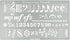 Aleks Melnyk No.424 Metal Stencil, Song Writer's Composing Template for Music Notes, 1 PC, Large Symbols, Bullet Journaling, Bookmark, Engraving W...