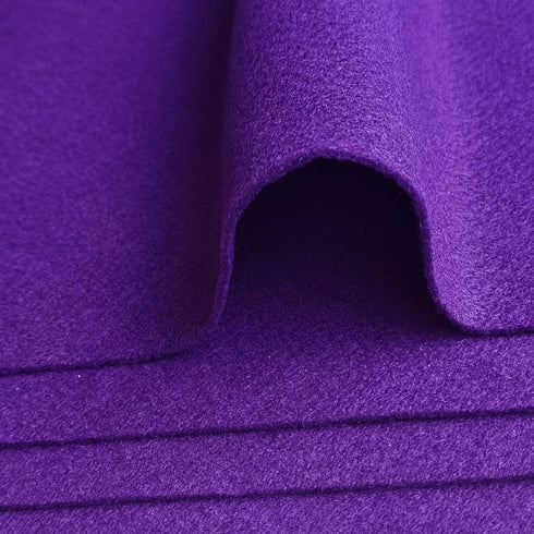 Jtnohx Soft Felt Fabric, Flexible Craft Felt for Toy Handwork, 1.4mm Thick 6"x6" Felt Sheets for DIY and Sewing Projects (Purple)...
