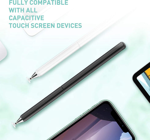 Stylus Pens, Universal High Sensitive & Precision Capacitive Disc Tip Touch Screen Pen Stylus for iPhone/iPad/Pro/Samsung/Galaxy/Tablet/Kindle/Com...