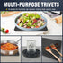 Silicone Trivet, Trivets for Hot Dishes, Multi-Purpose Pot Holders, Heat Resistant Hot Pads for Kitchen, Silicone Trivets for Hot Pots and Pans, Q...