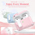 for AirPods Pro 2nd/1st Generation Case Cover, Compatible with Magsafe, Magnetic Automatic Lock, Charging Port Dust-Proof & Stand Design with Clea...