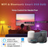 RGB Smart Light Bulbs, WiFi and Bluetooth Color Changing Light Bulbs,A19 9W 60W Equivalent 500LM, Music Sync WiFi Light Bulbs Work with Alexa & Go...