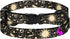 4PCS Breakaway Cat Collars with Bell, Cute Kitty Adjustable Safe Kitten Collars, 4-Pack, Nylon Pet Collars Space Mushrooms Shark Birds Print (Natu...