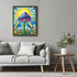 Posterizer 1 pcs-Aesthetic Trippy Mushroom Indie Poster-Abstract & Modern Art-Fantasy & Fiction Art-Living Room Bedroom Decor- UNFRAMED Wall Art...