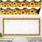 Capoda 12 Pcs Magnetic Sunflower Borders Sunflower Classroom Decorations 11.8 x 2 Inch Sunflower Bulletin Board Borders Magnet Sunflower Garland B...