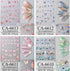 Butterfly Nail Art Stickers Decals Butterfly Nail Decals 3D Self Adhesive Nail Stickers Aurora Spring Red Pink Blue Designs Nail Art Supplies for ...