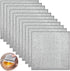 Sonku Wire Dishwashing Rags for Wet and Dry,12 PCS Multipurpose Cleaning Pads,Non-Scratch Wire Dishcloth,Kitchen Wipes Cleaning Cloths...