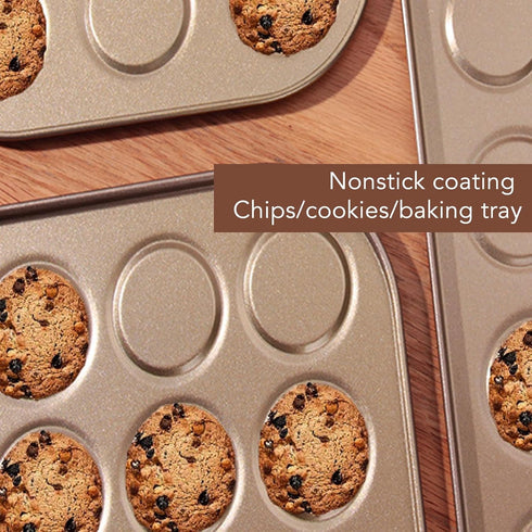 Pssopp Muffin Top Pan, Carbon Steel Muffin Baking Cupcake Tin Bakeware Accessories for Yorkshire Pudding Pies Cupcakes Muffin (15 Hole)...