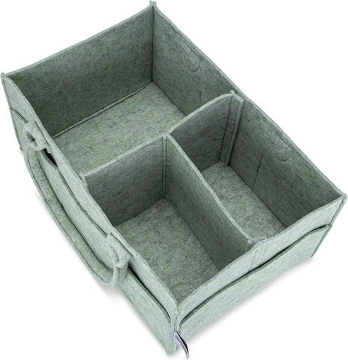 Parker Baby Diaper Caddy and Nursery Storage Bin | Removable Nursery Organizer Insert, Neutral Design, Multi-Purpose Baby Essentials | Car Organiz...